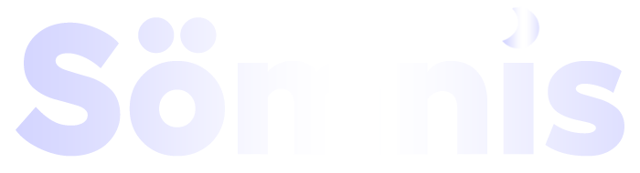 Sömnis vit logga